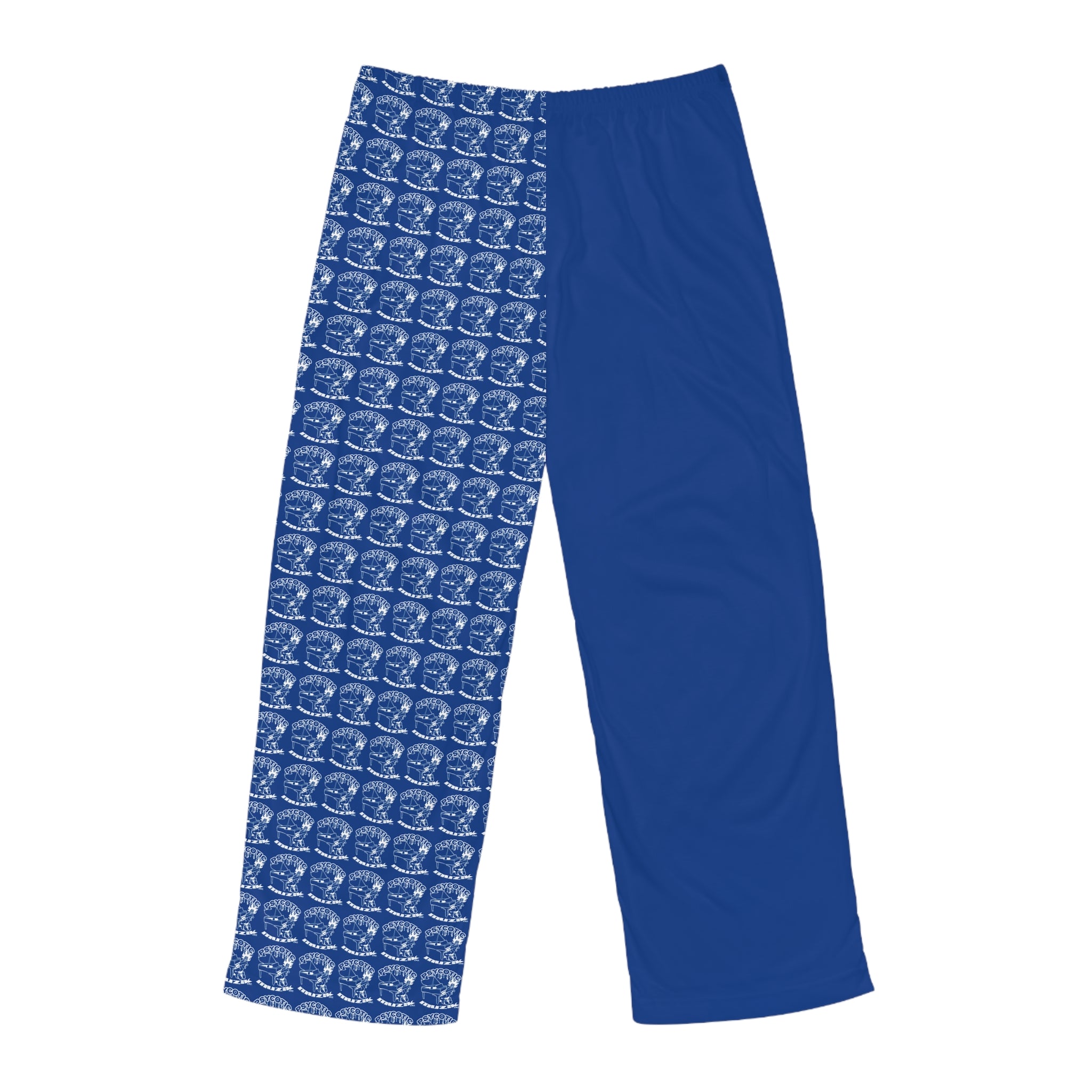 Blue Nautical Blueprint Men's Pajama Pants – Cozy All-Over Print Sleepwear