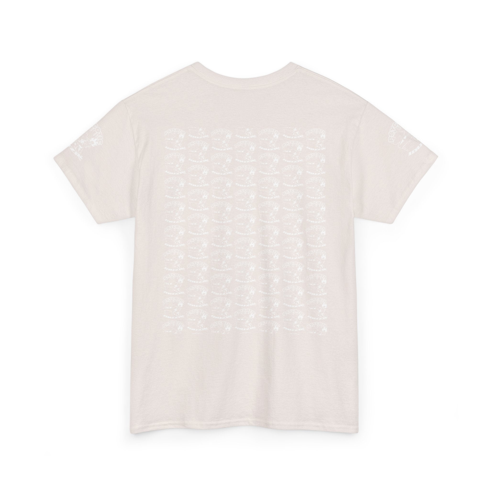 Skull Repeat Pattern T-Shirt — Gothic Grunge Graphic Tee