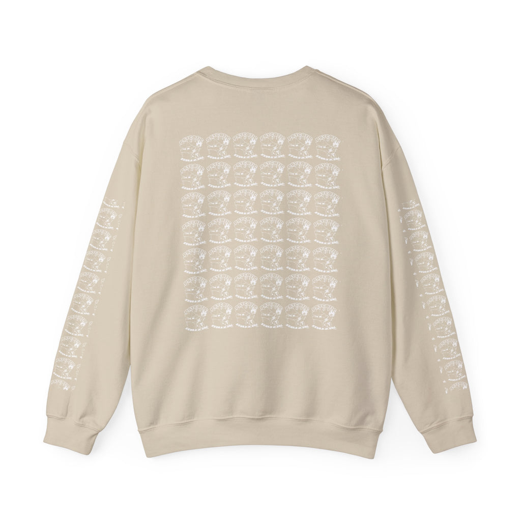 Classic White Crewneck Sweatshirt — Minimal Everyday Pullover