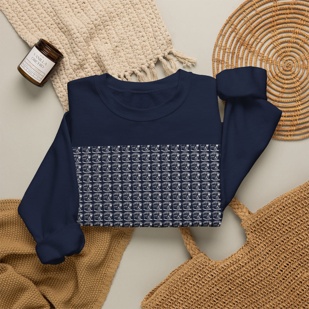 Classic White Crewneck Sweatshirt