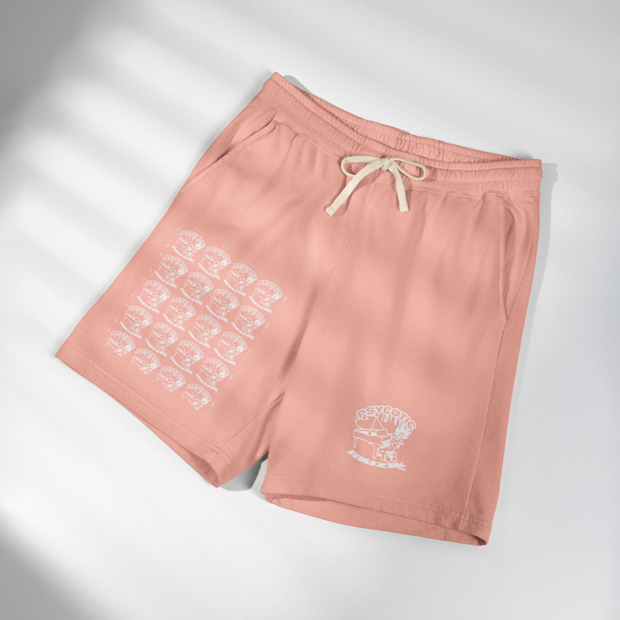Unisex Garment-Dyed Lightweight Fleece Sweat Shorts