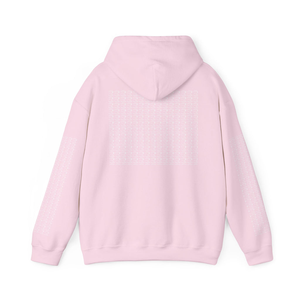 Hoodie — Repeating Skull Grid Graphic Pullover