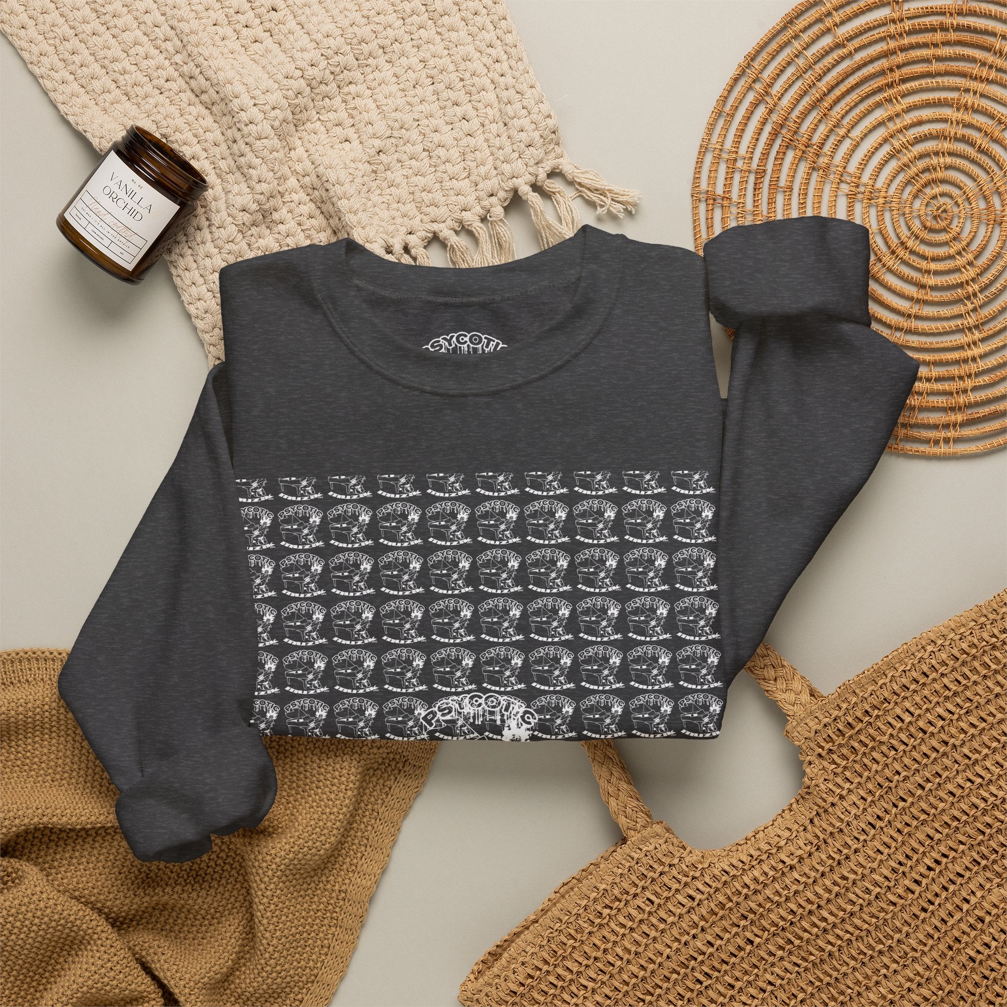 Classic White Crewneck Sweatshirt