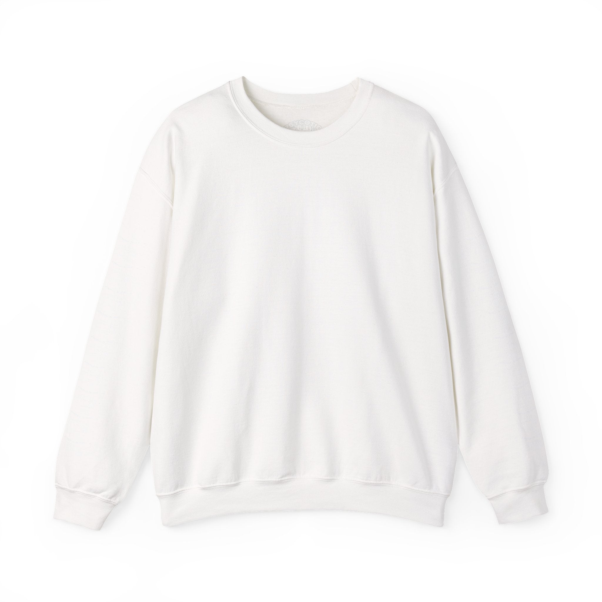 Classic White Crewneck Sweatshirt — Minimal Everyday Pullover
