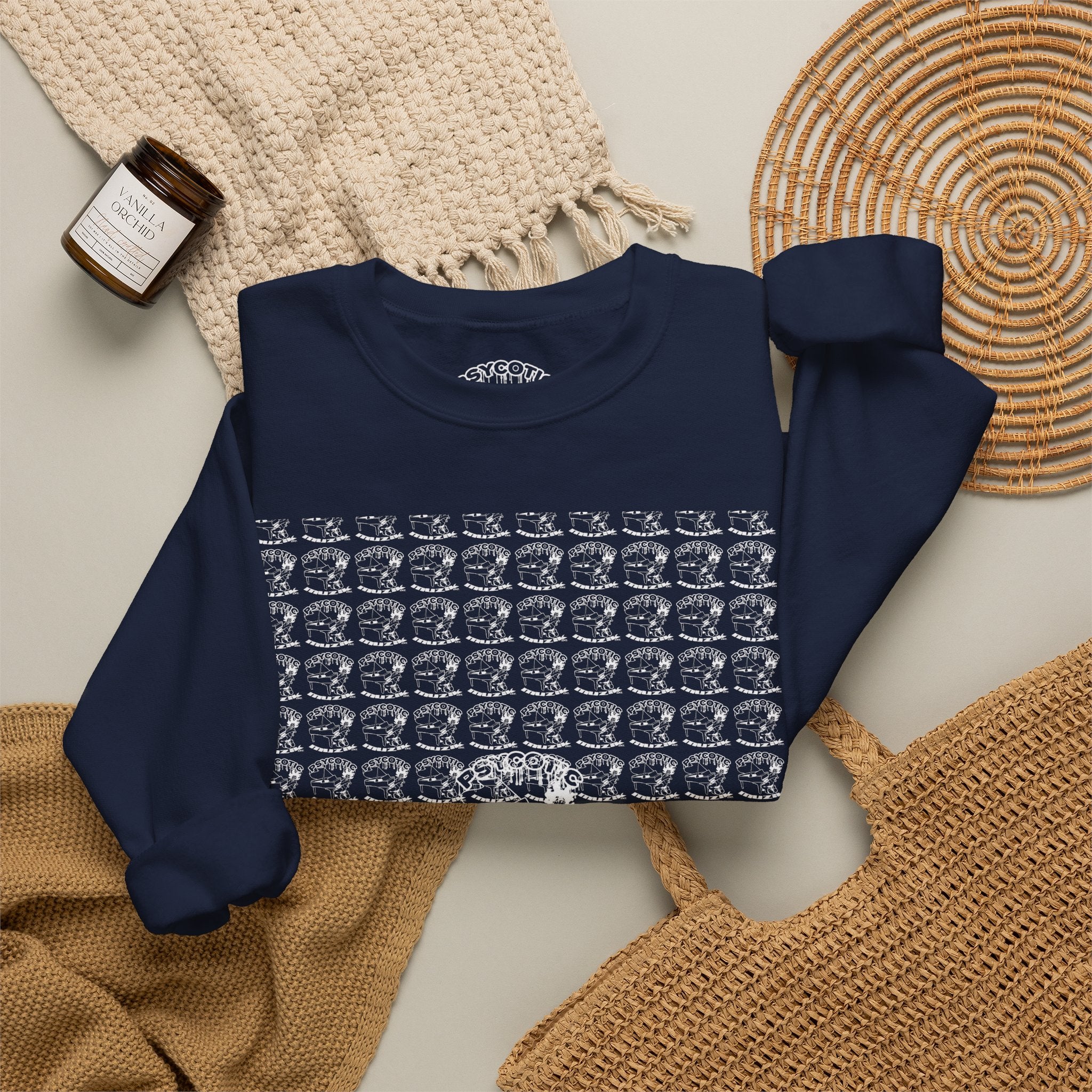 Classic White Crewneck Sweatshirt