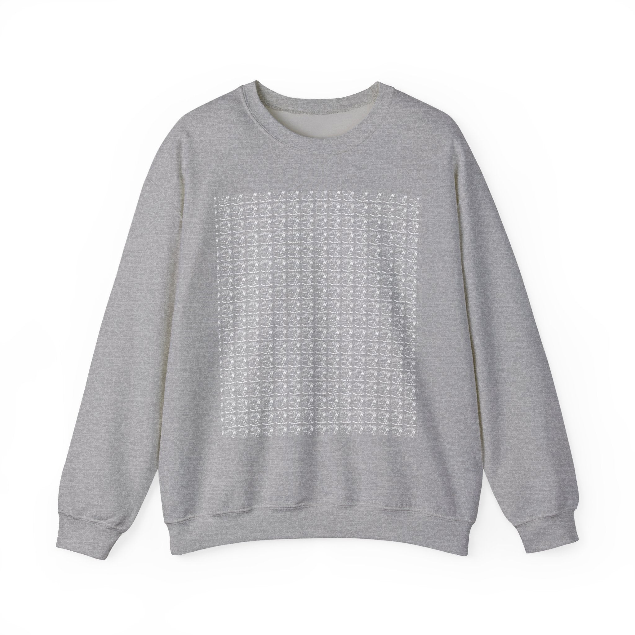 Classic White Crewneck Sweatshirt