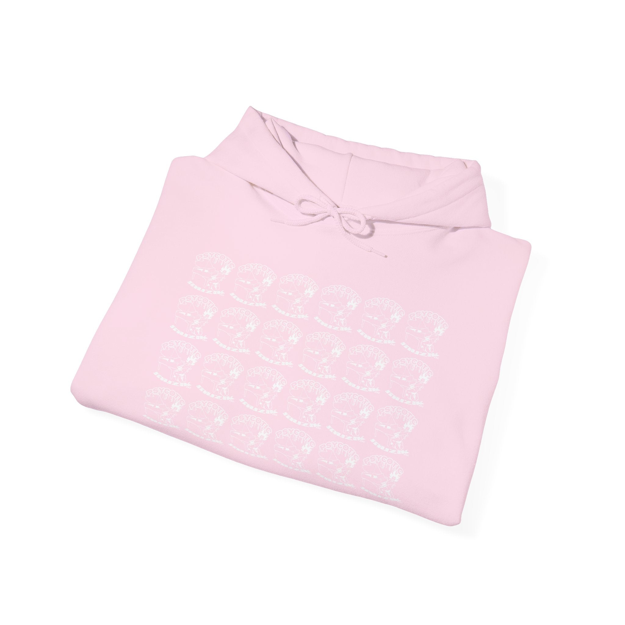 Hoodie — Repeating Skull Grid Graphic Pullover