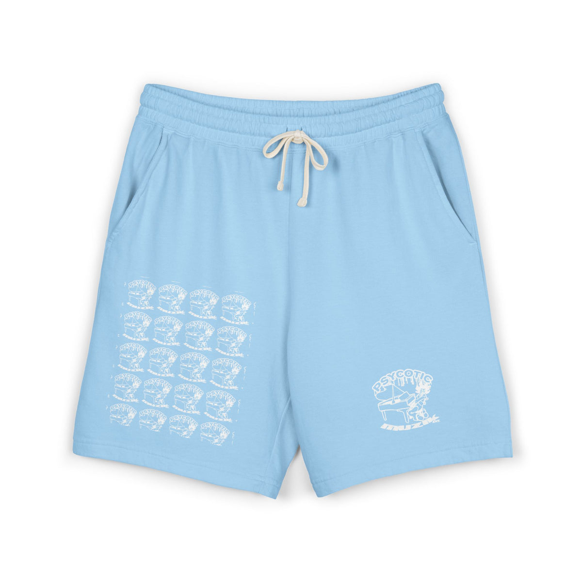 Unisex Garment-Dyed Lightweight Fleece Sweat Shorts