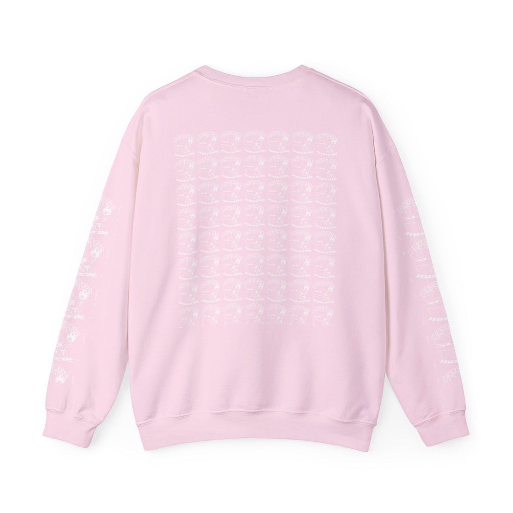 Classic White Crewneck Sweatshirt