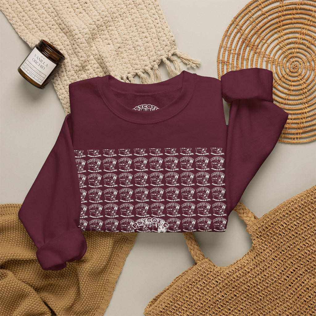 Classic White Crewneck Sweatshirt