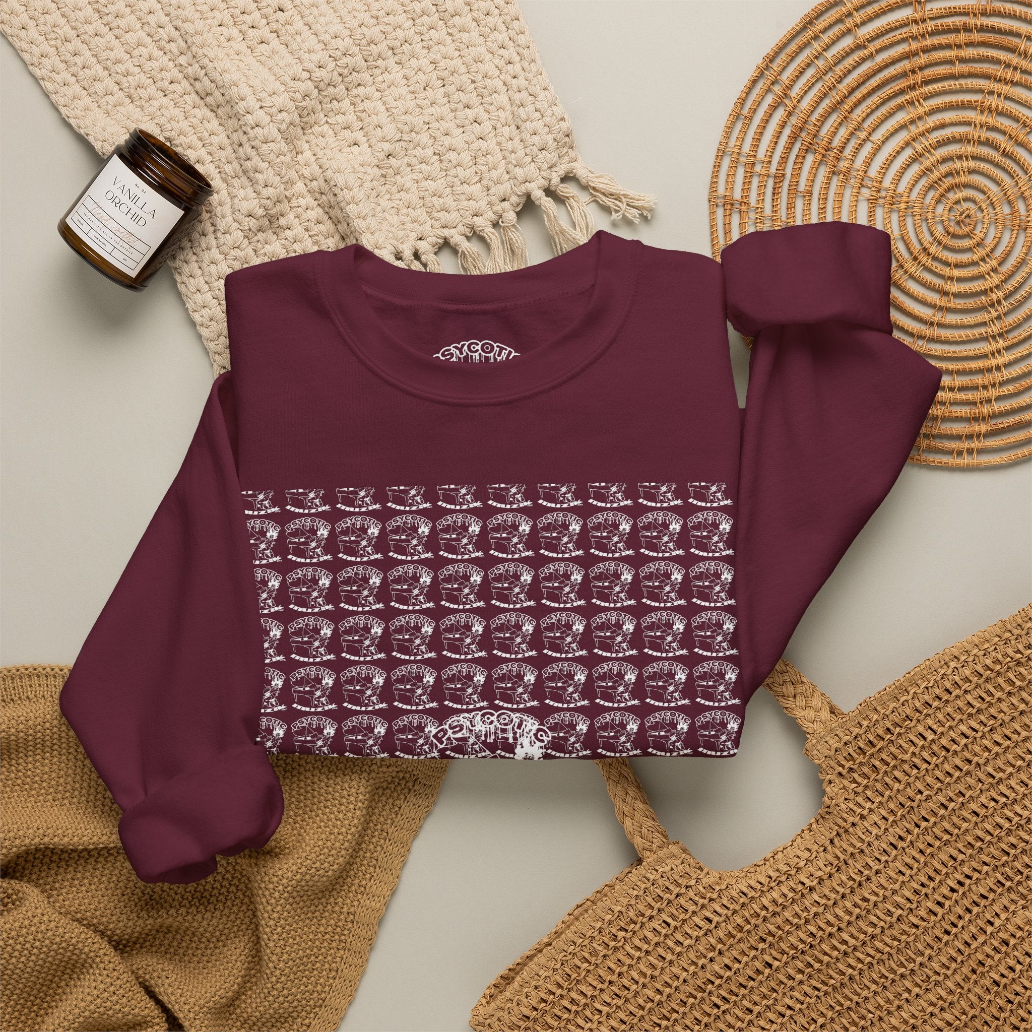 Classic White Crewneck Sweatshirt