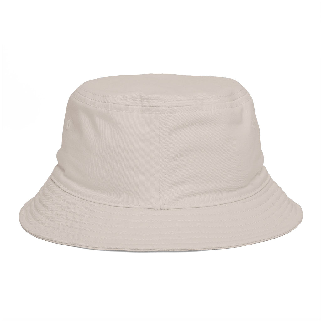 Psycotic Drummer Brown Bucket Hat — Retro Rock Band Graphic Bucket Hat
