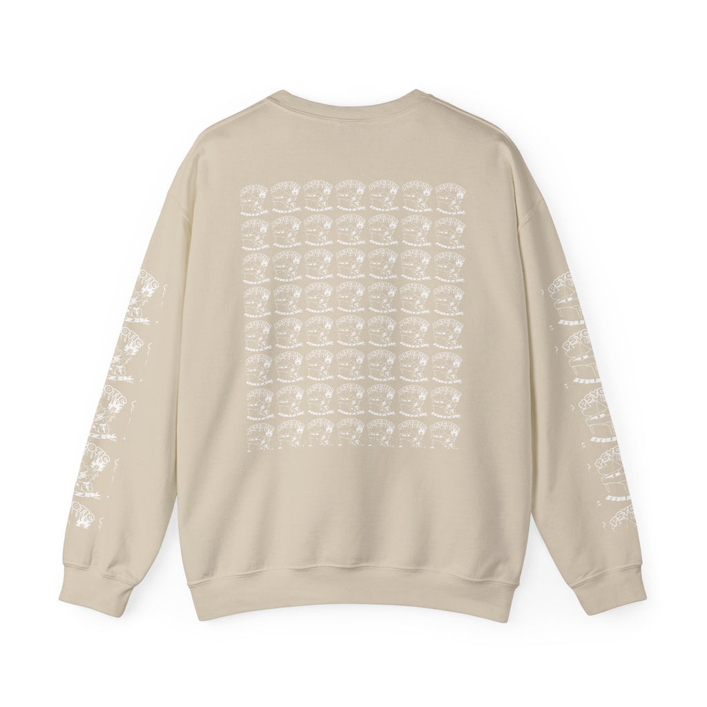 Classic White Crewneck Sweatshirt