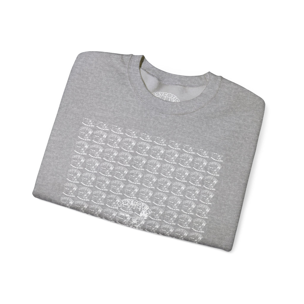 Classic White Crewneck Sweatshirt