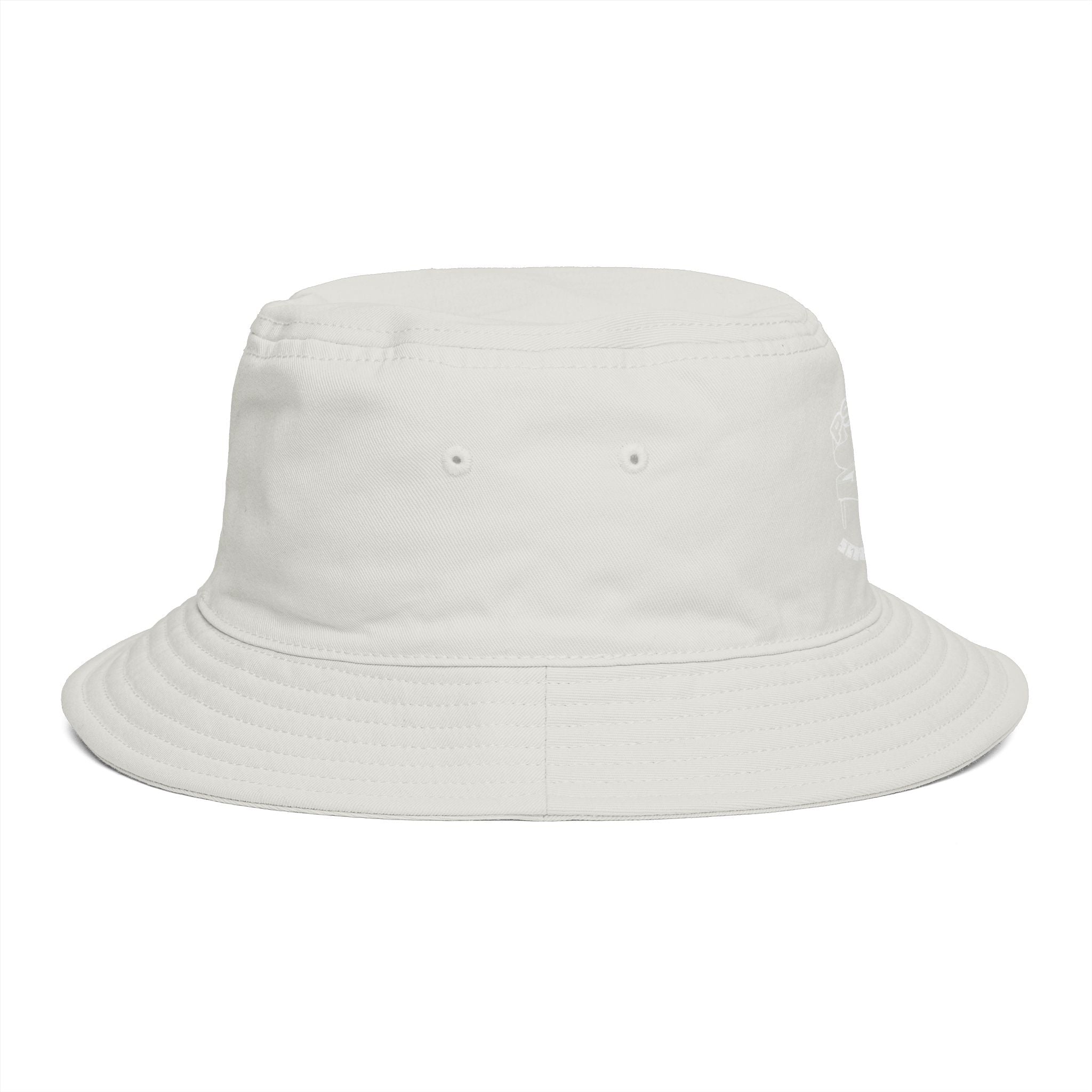 Psycotic Drummer Brown Bucket Hat — Retro Rock Band Graphic Bucket Hat