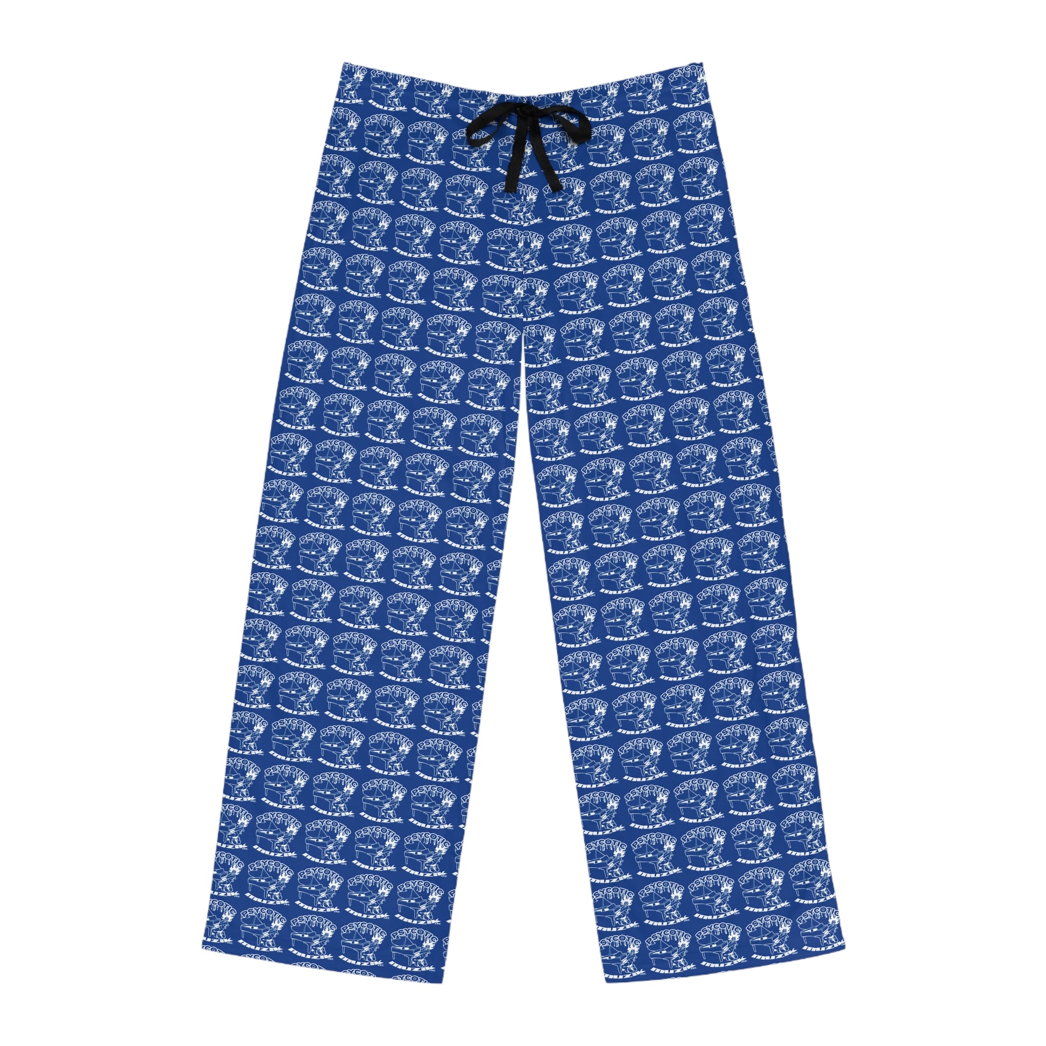 Blue Nautical Blueprint Men's Pajama Pants – Cozy All-Over Print Sleepwear