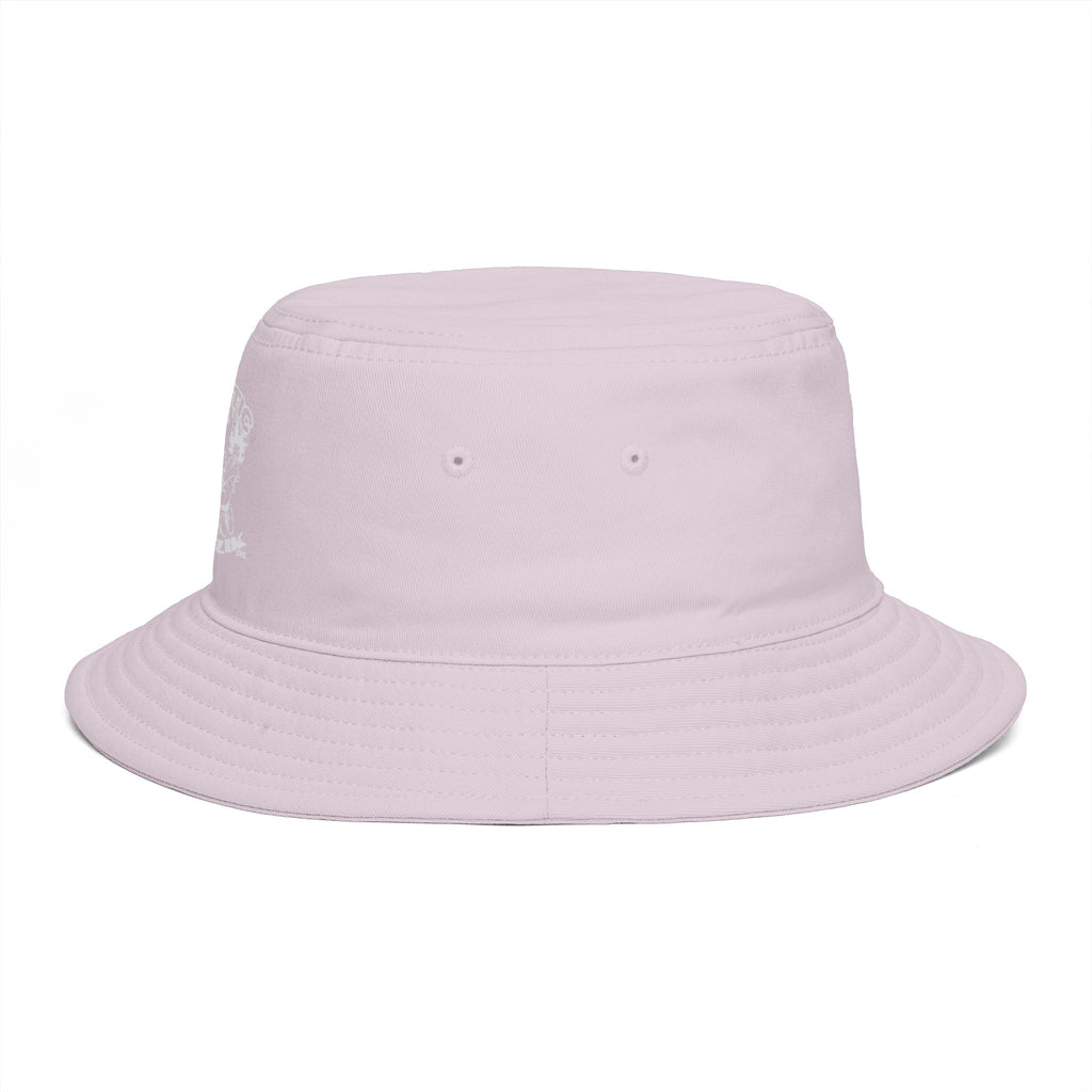 Psycotic Drummer Brown Bucket Hat — Retro Rock Band Graphic Bucket Hat