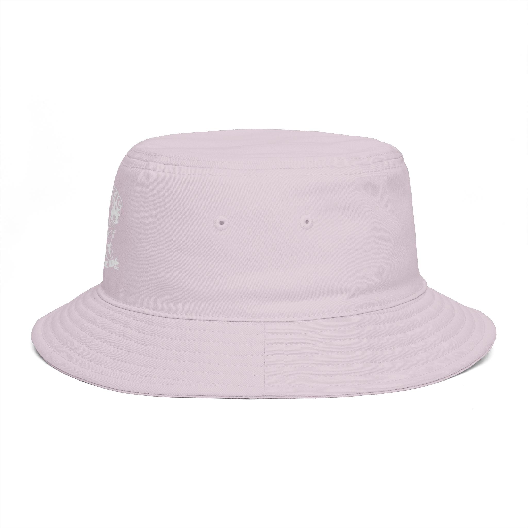 Psycotic Drummer Brown Bucket Hat — Retro Rock Band Graphic Bucket Hat