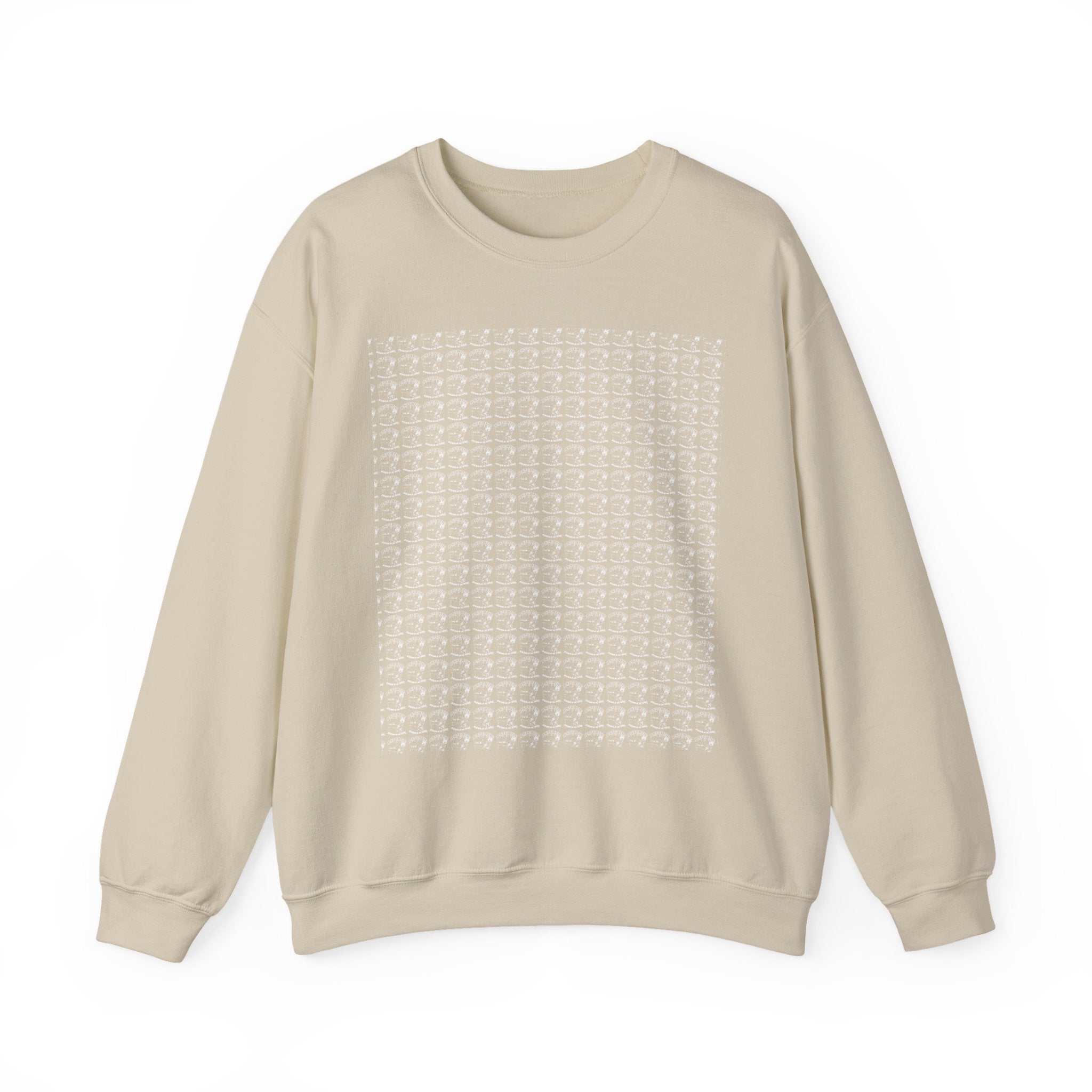Classic White Crewneck Sweatshirt