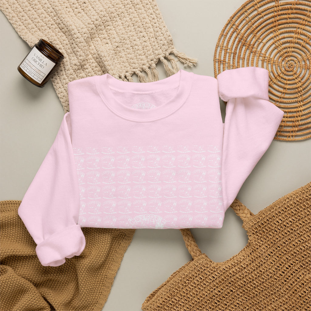 Classic White Crewneck Sweatshirt