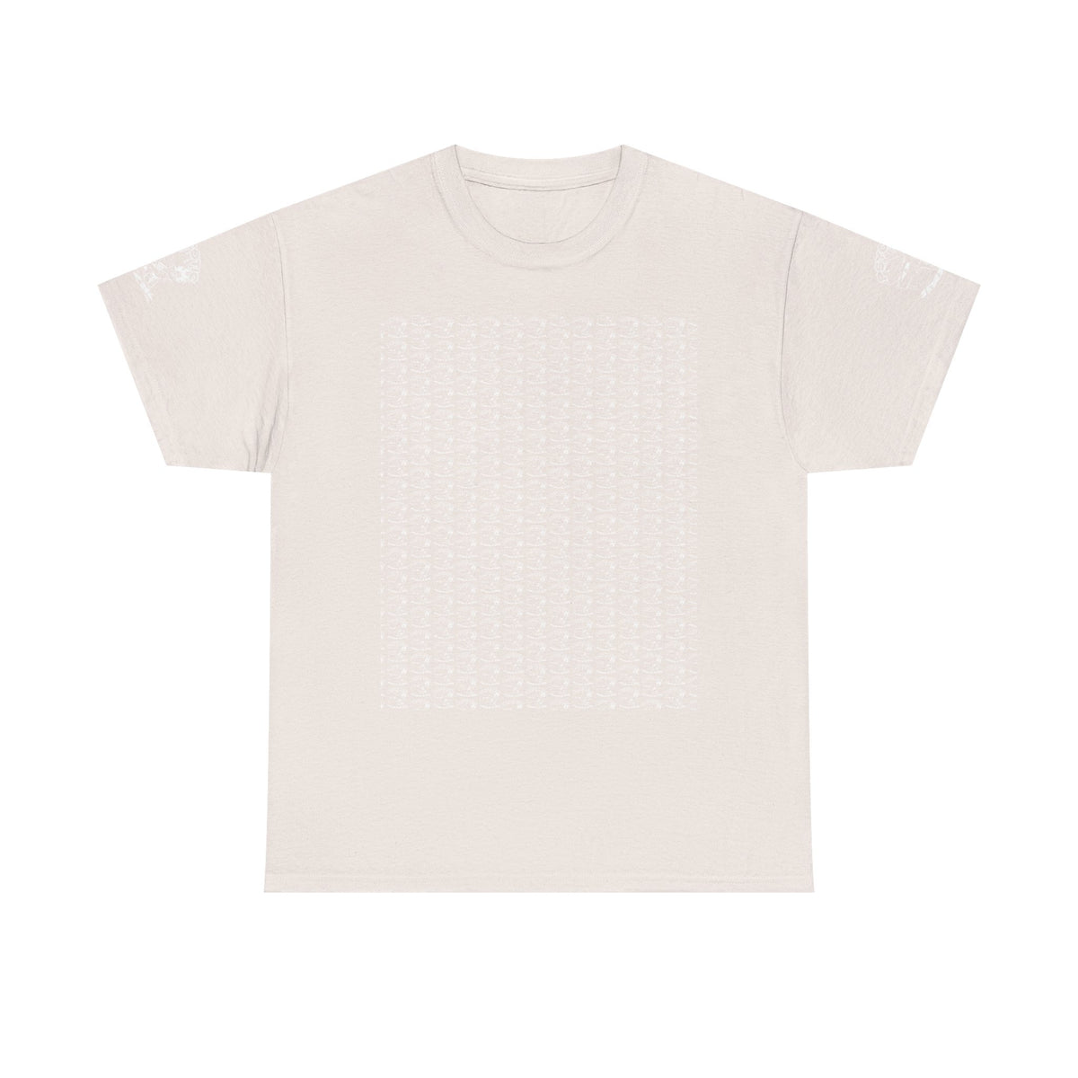 Skull Repeat Pattern T-Shirt — Gothic Grunge Graphic Tee