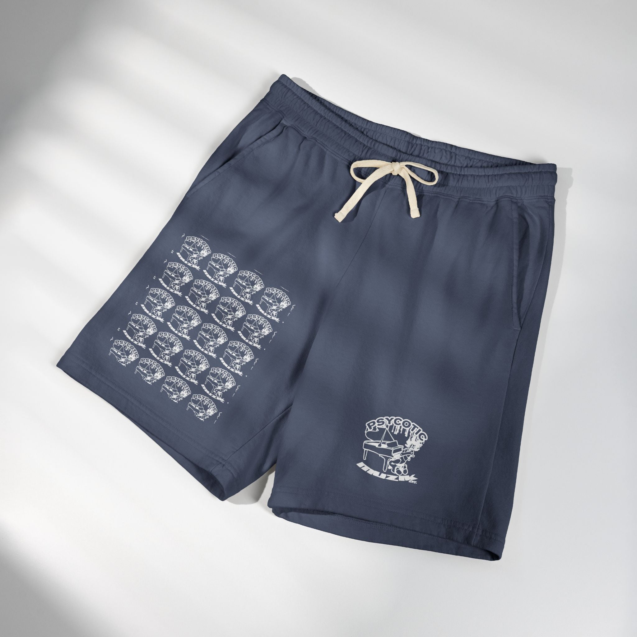 Unisex Garment-Dyed Lightweight Fleece Sweat Shorts