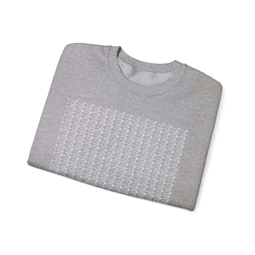 Classic White Crewneck Sweatshirt