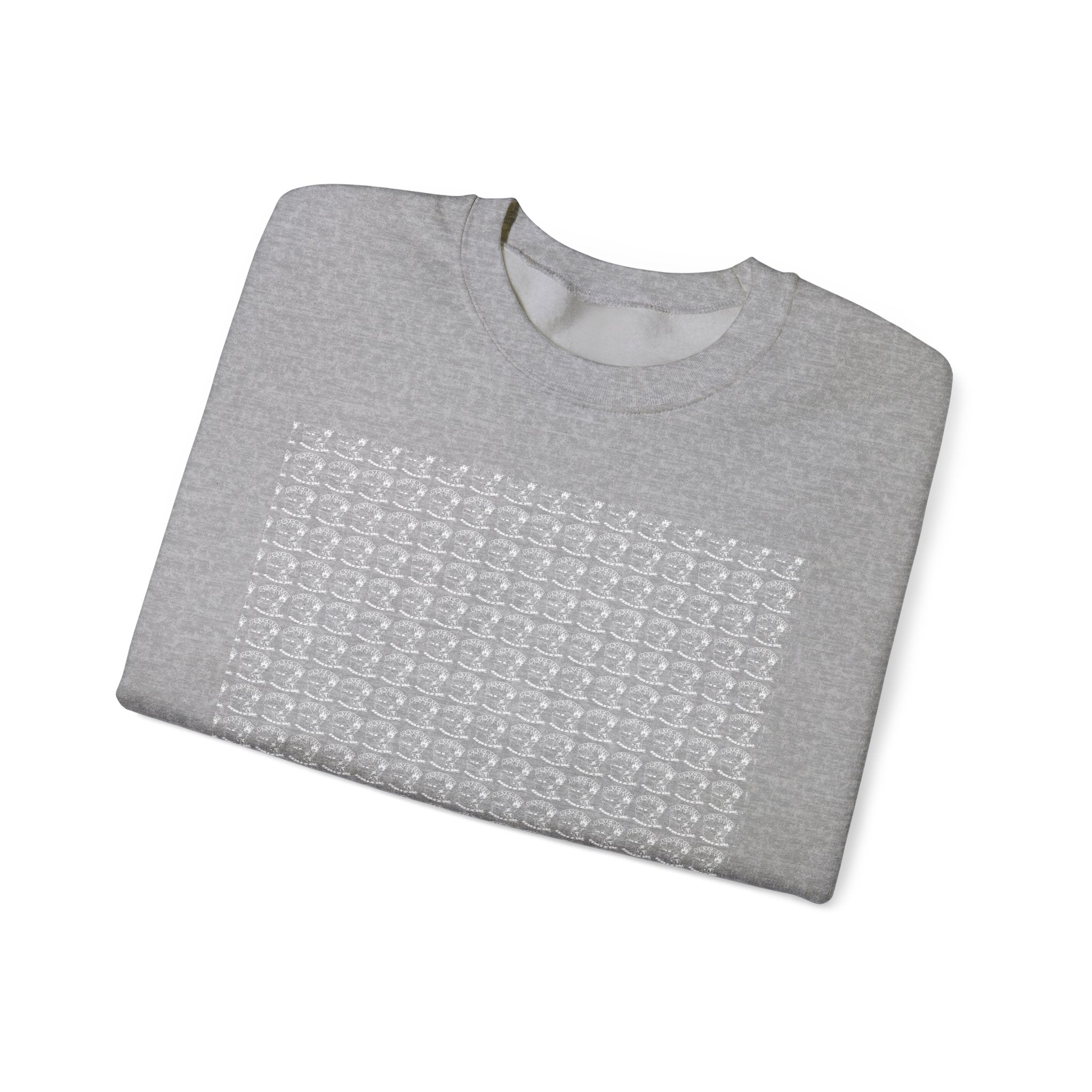 Classic White Crewneck Sweatshirt